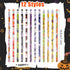 CCINEE 48 Pack Halloween Pencils for Kids, Assorted Design Bulk Pencils with Erasers for Halloween Party Supplies