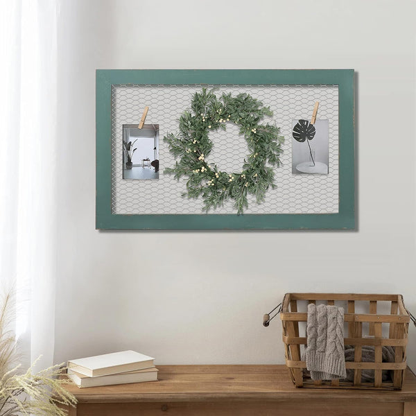 SOFE Hanging Jewelry Organizer, Photo Display Board or Wall Grid Panels for Farmhouse Memo Board Decor