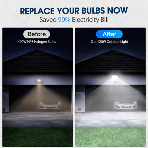 150W 21000LM 6500K IP66 LED Barn Light Dusk to Dawn Outdoor Lighting, Daylight Yard Lights, Waterproof Street Lights
