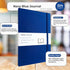 Portage Blank Hardcover Aesthetic Notebook Writing Journal – Bleed-Proof Paper Notepad for Journaling, High GSM, A5 Notebook, Cream Pages - Navy Blue, 6 x 8.5 Inches, 224 Pages by Portage