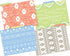 Barker Creek Designer File Folders Set of 36, 1/3 Cut Tabs, 4 Beautiful Designs in Calming Colors, Letter-Size