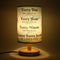 WSYEAR Bible Verse Table Lamp with Inspirational Thoughts and Christian Religious Gifts for Women Men Christmas Easter