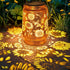 Sunflower Solar Lanterns Outdoor Waterproof, Mothers Day Gifts for Women Mom Grandma, Metal Hanging Lantern Solar