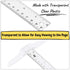 Mr. Pen 12 Inch Plastic T-Square, 3-Pack Drafting & Crafting T-Square Ruler