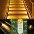 6 Pack, IP65 JSOT Solar Step Stair Lights Outdoor Yard Decor Waterproof Deck Lighting for Outside Solar Powered, Solar