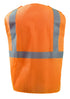 OccuNomix unisex adult Class 2 Mesh / 5pt Breakaway Hook & Loop safety vests, Orange, Small US