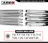 ARES 44000-10-Piece Tamper-Proof Folding Star Key Set - Sizes Include T-6 to T-30 - Corrosion-Resistant CR-V Steel Construction by ARES