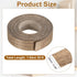 1" 25 uxcell x ft Wood Edge Banding, Pre-Glued Iron On Edging Strip, Plywood Wood Grain Repair Tape for Cabinet Repair