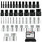 Nut and Bolt Thread Checker, 44 Male/Female Gauges for 23 Inch & 21 Metric Sizes