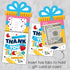 Set 8 Big Dot of Happiness Thank You Cards for Teachers - Money and Gift Card Sleeves, Appreciation Gift Holders