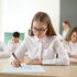 SCRIBBLEDO 9" x 12" Dry Erase Graph Whiteboard, Double Sided for Home, School, Classroom, Kids, Students