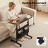 Jiabailie 24 Adjustable Height Mobile Standing Desk,Rolling Computer Stand,Computer Workstation,Portable Laptop