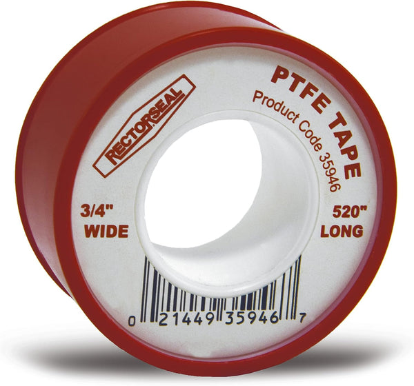 Rectorseal 35946 3/4 by 520 Ptfe Tape by Rectorseal