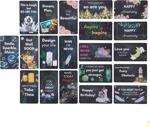 Mr. Pen 60 pcs Inspirational Cards, Positive Affirmations & Motivational Quotes, Business Card Size