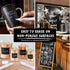 Liquid Chalk Markers for Chalkboards, 6 White Dry Erase Marker Pens for Signs, Windows, and Glass