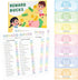 COcnny 633pcs Kids Reward Bucks Charts, Good Behavior Reward System Bucks List,