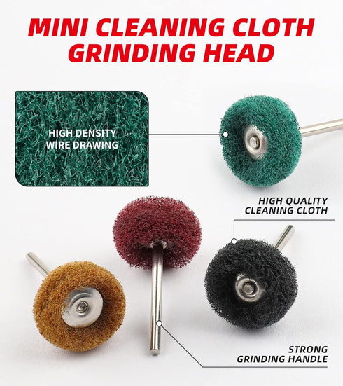 40 Pack 1 inch Power Rotary Tool Buffing Wheels, Abrasive Wheel Polishing Set for Rotary Tool - 1'' 40 Piece