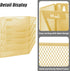 EASEPRES 5 Pocket Mesh Hanging Wall File Organizer, Wall Mounted Document Holder for Office Home