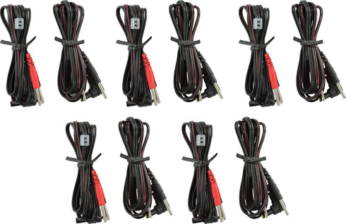 TENS 7000 Lead Wires, 5 Pair, Universal for TENS Units & Electrotherapy Devices
