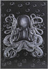 Ebros Gift Fantasy Necromancy Alchemy Kraken Sea Monster Titan Octopus Skull Journal Embossed Blank Page Hardcover Journal Book with Bookmarking Ribbon 8.25"x5.75"