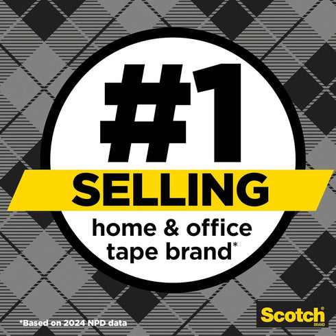 Scotch Double Sided Tape, Removable, 1-Pack, 1/2 in x 300 in, Great for Card Making