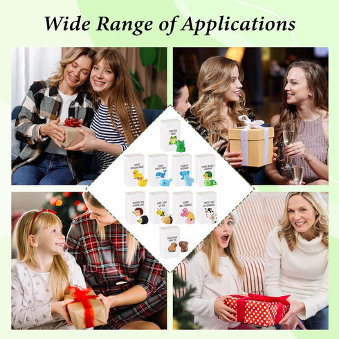 TUZELIYA 100 Sets Employee Appreciation Gifts Bulk Funny Animal Office Team Thank You Gifts for Coworkers Teachers