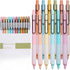 Mr. Pen- Retractable Gel Pens, 12 Pack, Black Ink, Pastel Barrels, Fast Dry, Fine Point 0.5mm, Aesthetic Journaling Pens