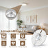 5.3 Inch 24W Dimmable 3CCT 3000K 4000K 6000K Ceiling Fan LED Light Replacement, Ceiling Fan Light Kit, Ceiling Light