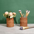 Eiyye Handmade Rattan Pencil Holder - Makeup Brush Holder, Wicker Pen Organizer for Office & Home Desktop