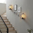Set 2 7''H 6-Hour Bulb JHY DESIGN of Battery Operated Wall Sconce Metal Wall Mount Lamp with Timer and Fairy Lights