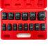TONYNOL 1/2 Inch Shallow Drive Impact Socket Set,6-Point,SAE(3/8" to 1-1/4"),14 Pcs,Cr-Mo Steel,With a