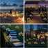 Solar Flowers Lights Garden Decor, 2Pack 40LED Waterproof Fairy Lights for Outdoor Yard and Lawn Decorations