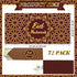 Sinmoe 72 Pcs Eid Mubarak Money Envelopes, 6.7 x 3.2 inch Gold Foil Cash Gift Card Set for Eid Holiday