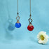 2 Pack 12" PATIKIL Ceiling Fan Pull Chain, Decorative Crystal Pendant Chain Extender Charm Extension Pull String