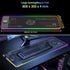 JOYYE 15W Large Gaming Mouse Pad with Magnetic Wireless Charger Fast Charging, RGB Light LED Mousepad Desk Mat, Smooth