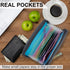 NAFY Small Accordion File Organizer, A5 Check Size, 13 Pockets with Zipper, 11X7 Inches for Coupon, Receipt, Bills