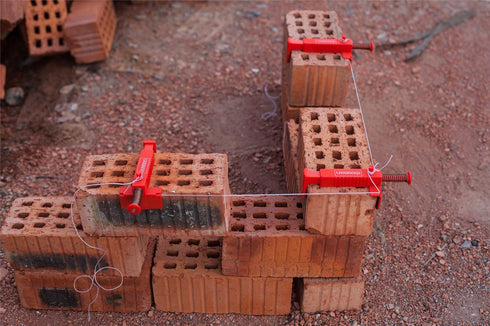 LXQ 5.9-7.1 Inch Extended Upgrade Brick Line Clips - Line Runners Sold in Pairs, Orange