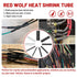 RED WOLF 320 PCS Heat Shrink Tubing, 3:1 Ratio Adhesive Lined, Marine Grade for Electrical Cable Insulation