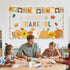 Fall Bulletin Board Decorations, Thanksgiving Pumpkin Classroom Decor, Autumn Leaves Blessed Thankful Paper Cutouts