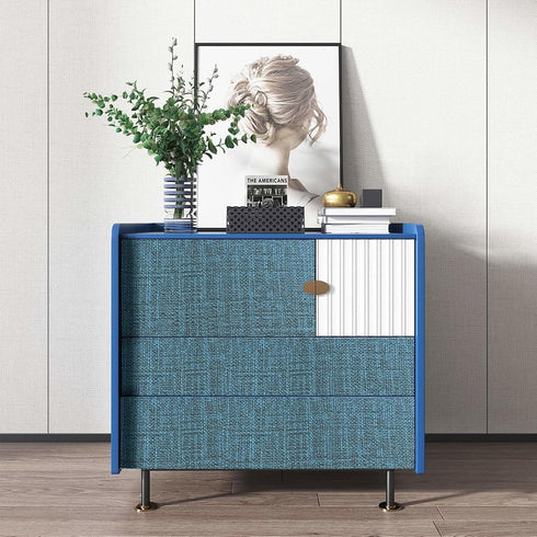 Yancorp 10ft Textured Fabric Teal Blue Wallpaper, Faux Grasscloth Green Peel and Stick