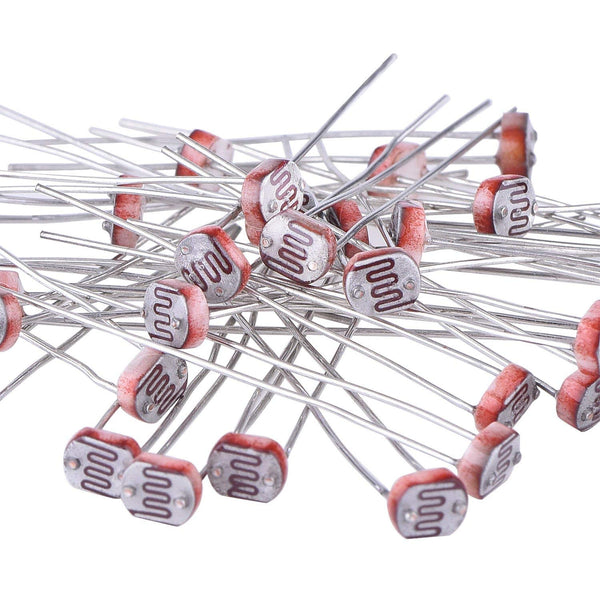 EBOOT 30 Pieces Photoresistor, Light Dependent Resistor 5 mm (5539)