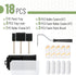 4 Inch Set, 18 1x 3X 1x 5X 5X 3X (1", 2", 3") Bates- Paint Roller pcs, Plastic Paint Tray, Disposable Tray Liners