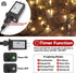 100LED 33FT, 8 FairyGlim Christmas Lights Outdoor Green Wire Connectable Christmas String Lights | Modes Twinkle Fairy