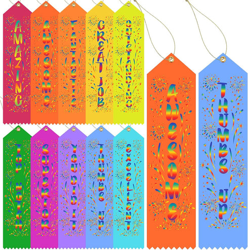 Award Ribbons Bulk Participant Ribbons for Prizes Fun Award Ribbons Honorable Mention Set for Kids Competition Sports