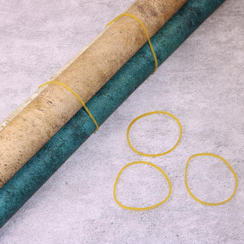 Small Rubber Bands 100PCS, Elastic Stretchy Bands for Cash, Bills, Office Home Supplies, 50mm