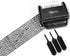 ID Protector Ink Roller - Identity Theft Protection Roller Stamp Set (Black, Stamp + 3 Refills)