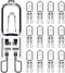 60W G9 Halogen Light Bulbs 2 Pin, 12 Pcs Xenon G9 Bulb