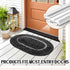 Pushglossy 2 36" 1-3/4" Pcs Slide on Door Sweep Wide Vinyl Weatherstrip Seal for Exterior Doors, Energy Efficient Draft