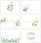 Gooji 4x6 Golden Greenery Thank You Cards with Envelopes (Bulk 36-Pack) |