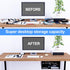 GOME Under Desk Storage Metal Shelf, Double Layer Adjustable Tray Organizer for Office Desks